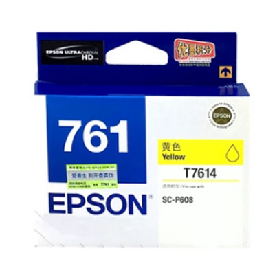 EPSON C13T761480 YELLOW FILL VOLUME INK CARTRIDGE FOR P608(101052529)