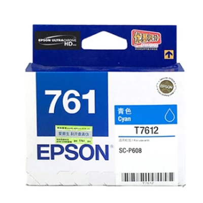 EPSON C13T761280 CYAN FILL VOLUME INK CARTRIDGE FOR P608(101052527)