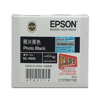 EPSON C13T851180 PHOTO BLACK FILL VOLUME INK CARTRIDGE(101052539)