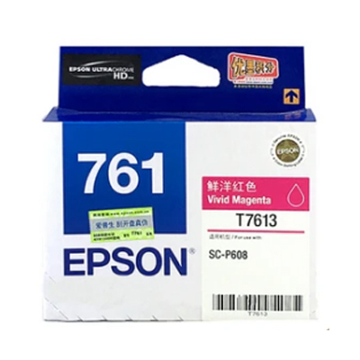 EPSON C13T761380 VIVID MAGENTA FILL VOLUME INK CARTRIDGE FOR P608(101052528)