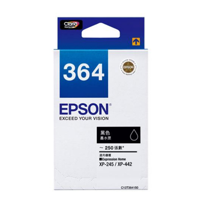 EPSON C13T364183 BLACK INK CARTRIDGE FOR XP-245(101052601)