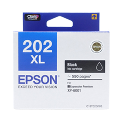 EPSON C13T02G183 BLACK INK CARTRIDGE FOR XP-6001(101052638)