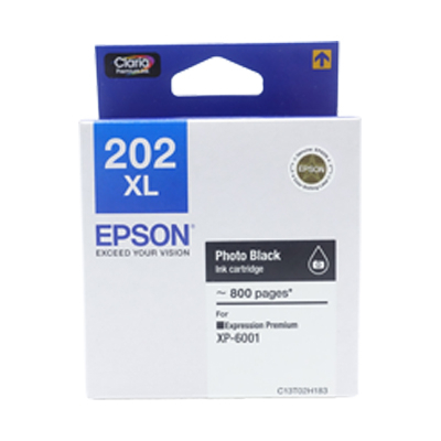 EPSON C13T02H183 PB INK CARTRIDGE FOR XP-6001(101052639)