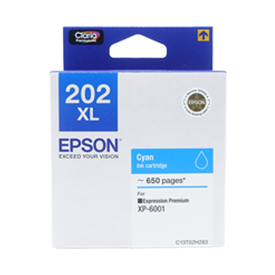 EPSON C13T02H283 CYAN INK CARTRIDGE FOR XP-6001(101052640)
