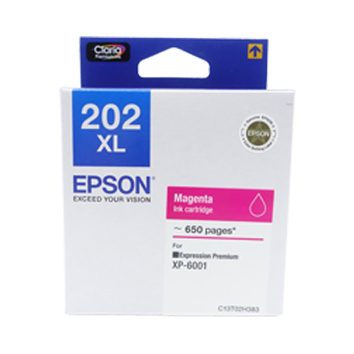 EPSON C13T02H383 MAGENTA INK CARTRIDGE FOR XP-6001(101052641)