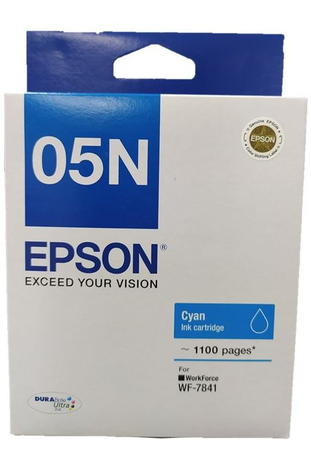 EPSON C13T05N283 EXTRA HIGH CAPACITY CYAN INK CARTRIDGE FOR WF-7841(101052728)