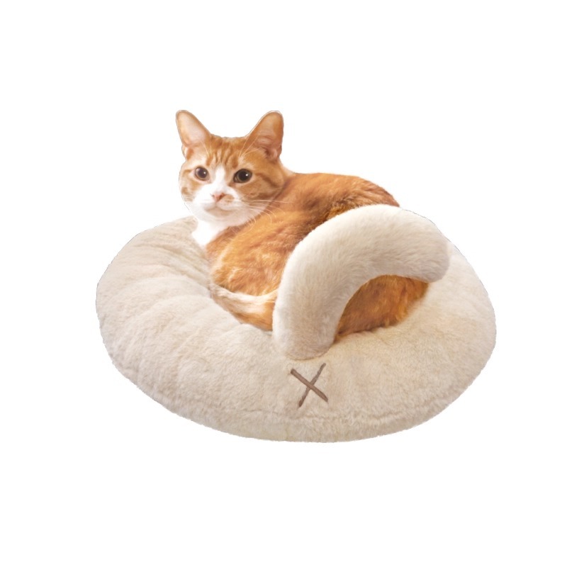 CattyMan 極．舒適秋冬保暖屁屁窩 - 貓咪 (奶油色)