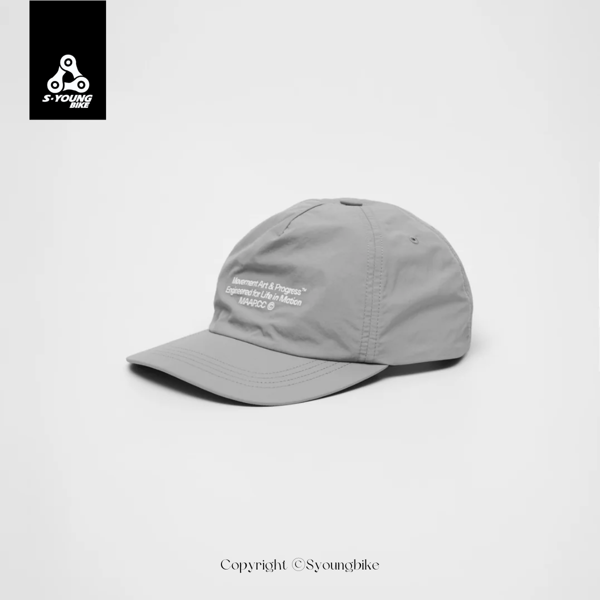 【MAAP】CC Nylon 5 Panel Cap 老爹帽 / Flint Grey 燧石灰