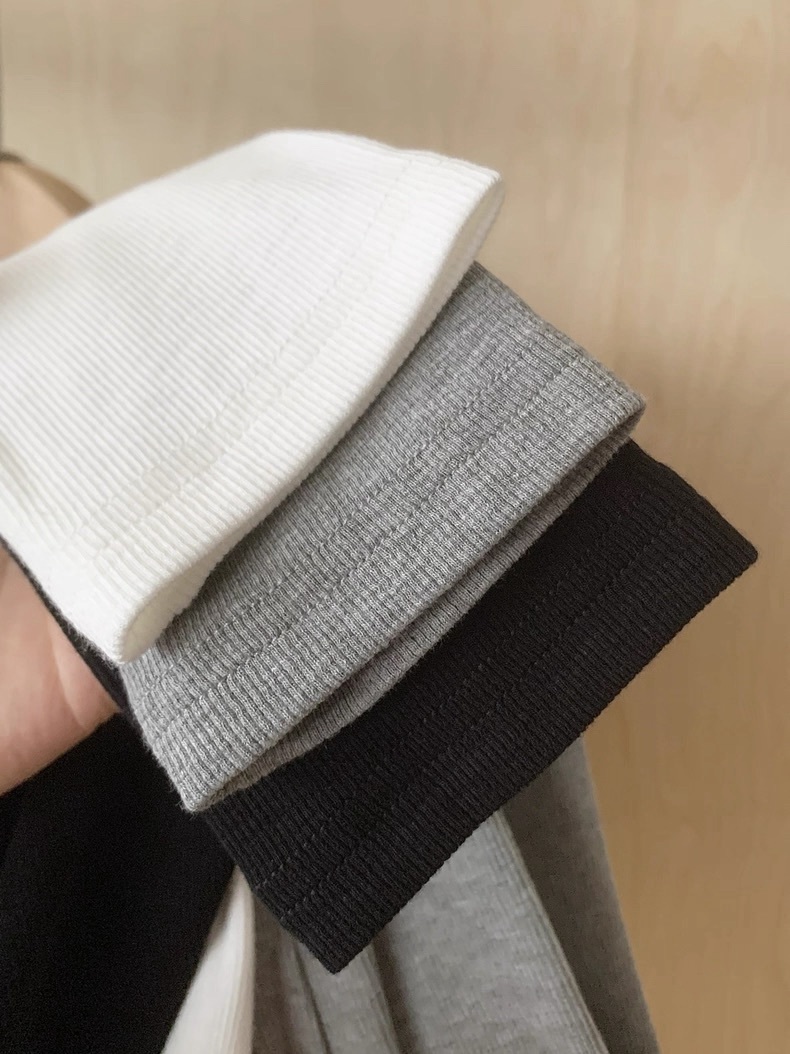 磨毛蕾絲假兩件連帽上衣/三色