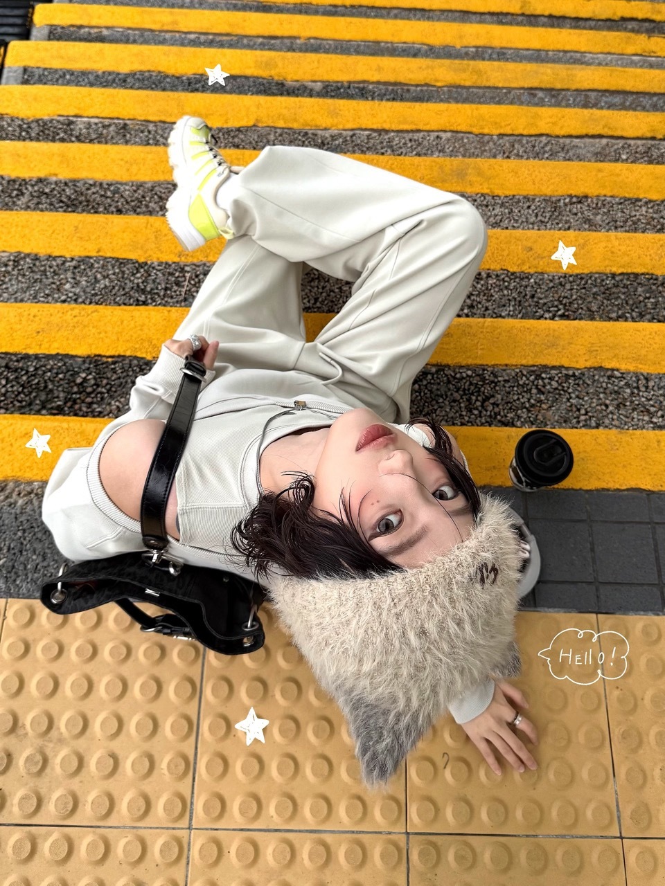 FILA 貓耳帽 針織帽 毛帽 保暖 禦寒 / 預購