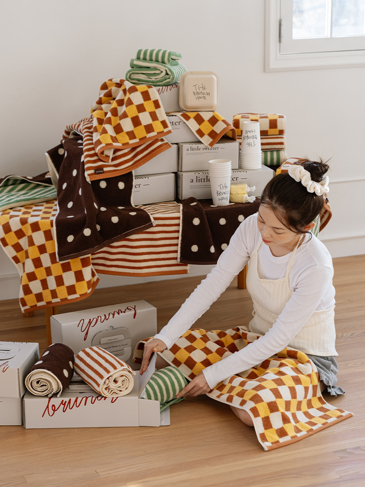 X’mas Box Set | Deareal Brunch Towel | 40x90cm | 4P