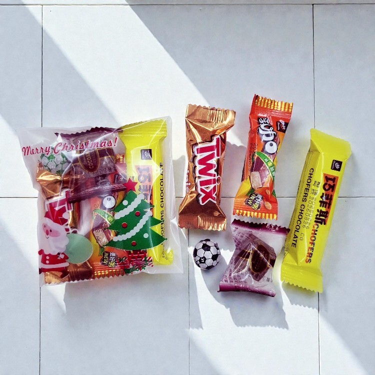 五入巧克力聖誕節糖果包Christmas-chocolate-bag聚會教會派對露營活動專用聖誕節糖果