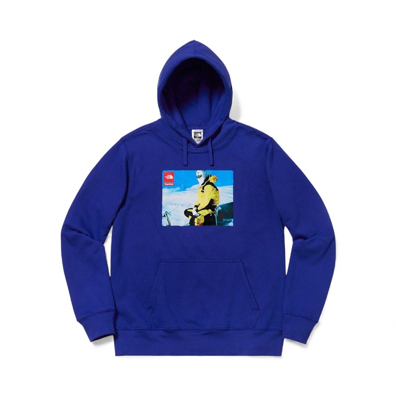 Supreme 18FW The North Face PHOTO HOODED BLUE / RED FULL SIZE