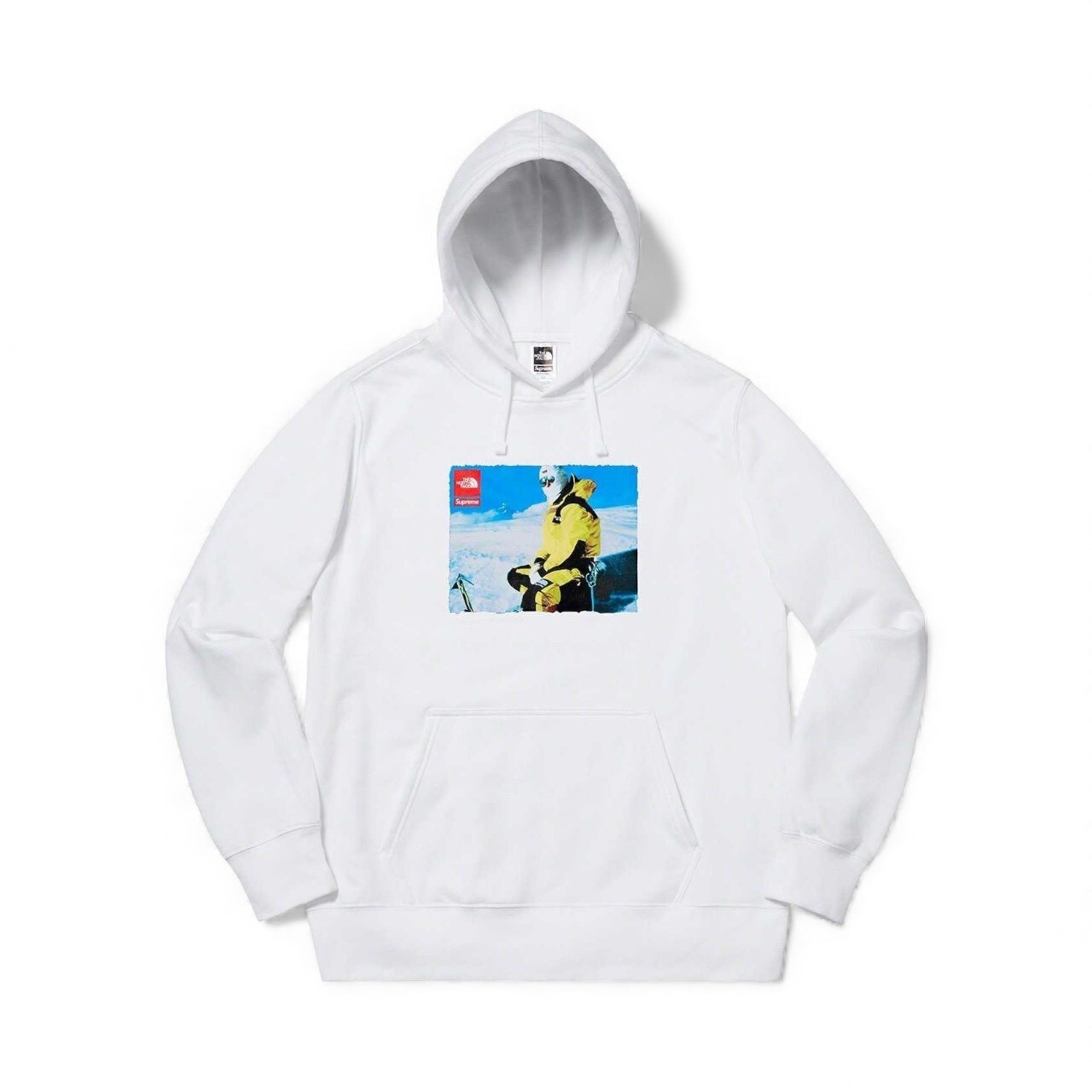 Supreme 18FW The North Face EXPEDITION PHOTO HOODED WHITE SIZE L