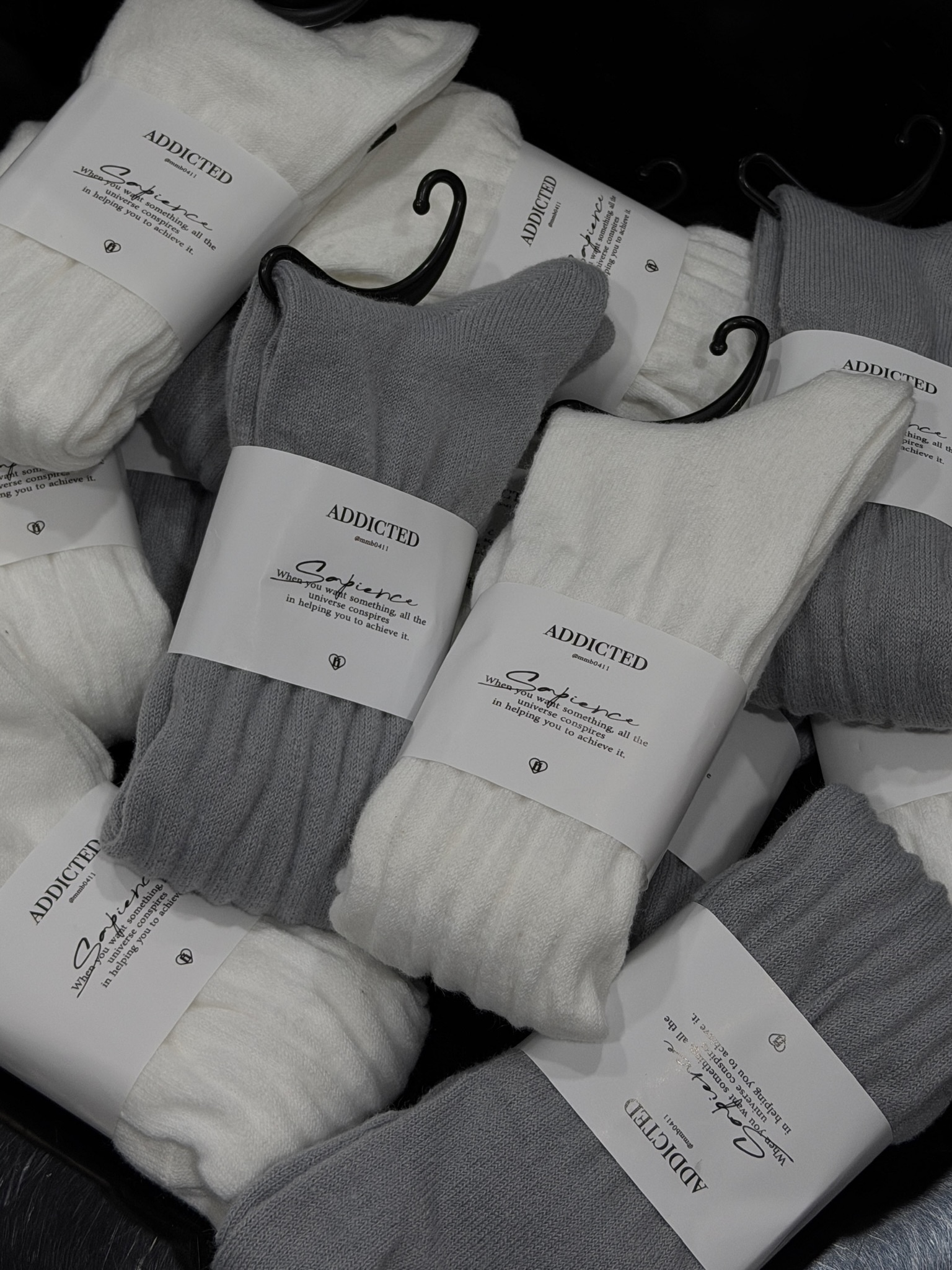 mmb冬季軟軟品牌泡泡襪