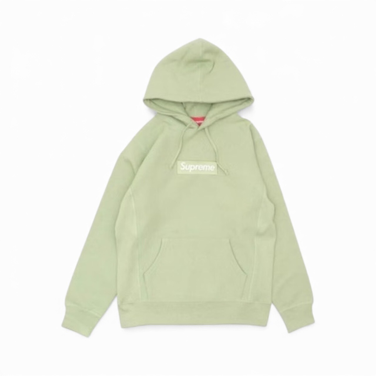 SUPREME 16FW BOX LOGO HOODED SWEATSHIRT GREEN SIZE L
