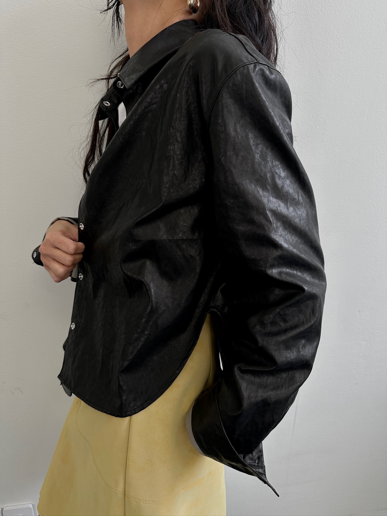 PDD Archive Faux leather Shirts