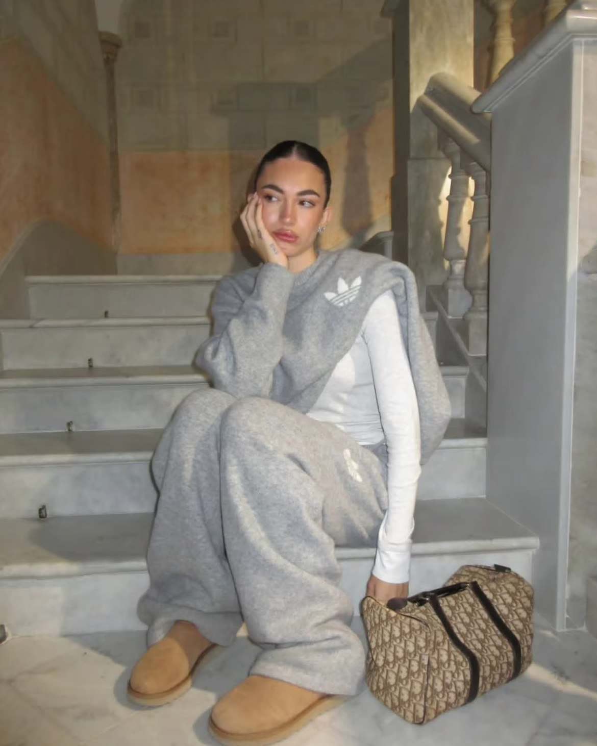 (預訂) Adidas Knitted Sweatshirt & Pants