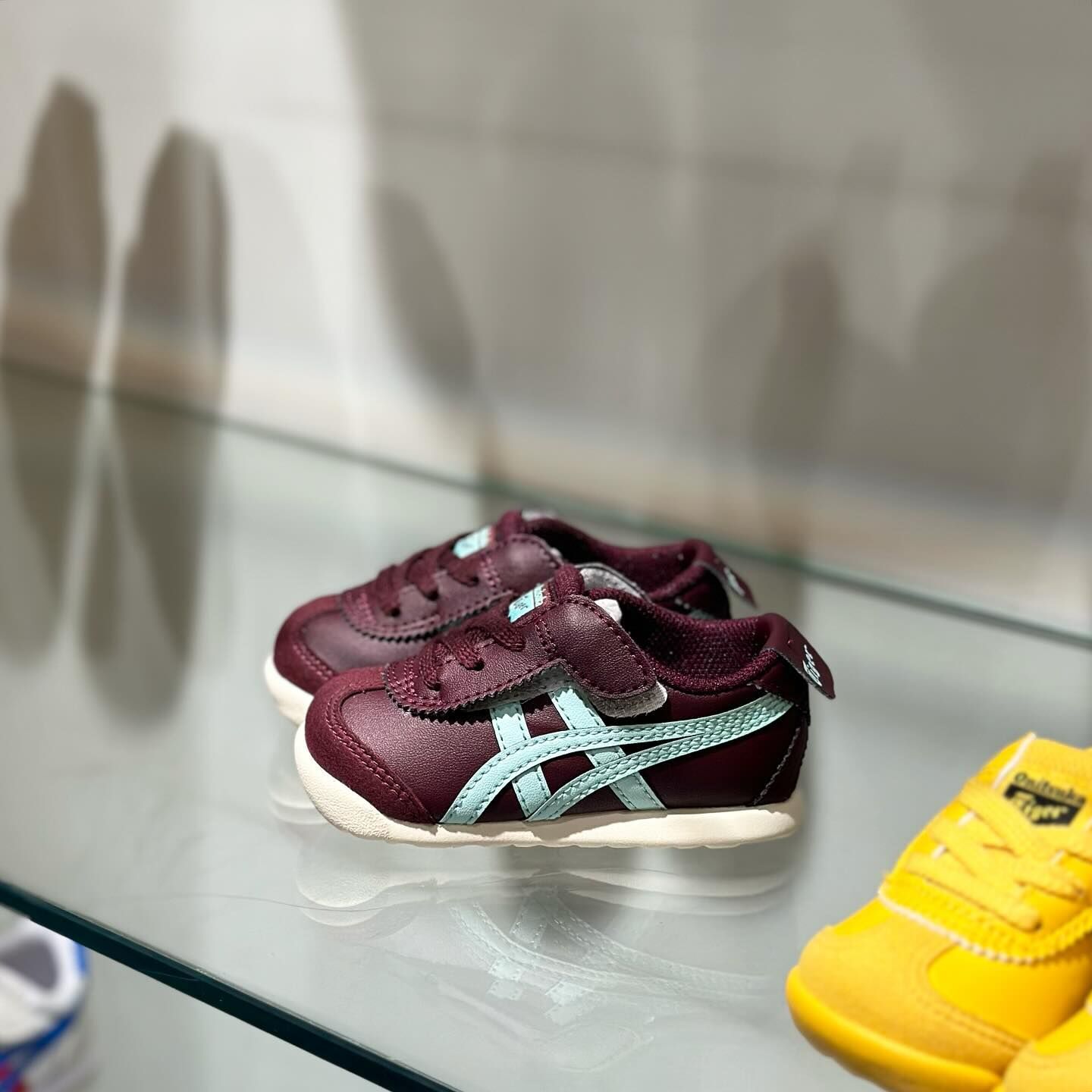 Onitsuka Tiger Mexico 66 Kids 酒紅 魔鬼氈 鬼冢虎 小童 中童 童鞋 1184A074-500