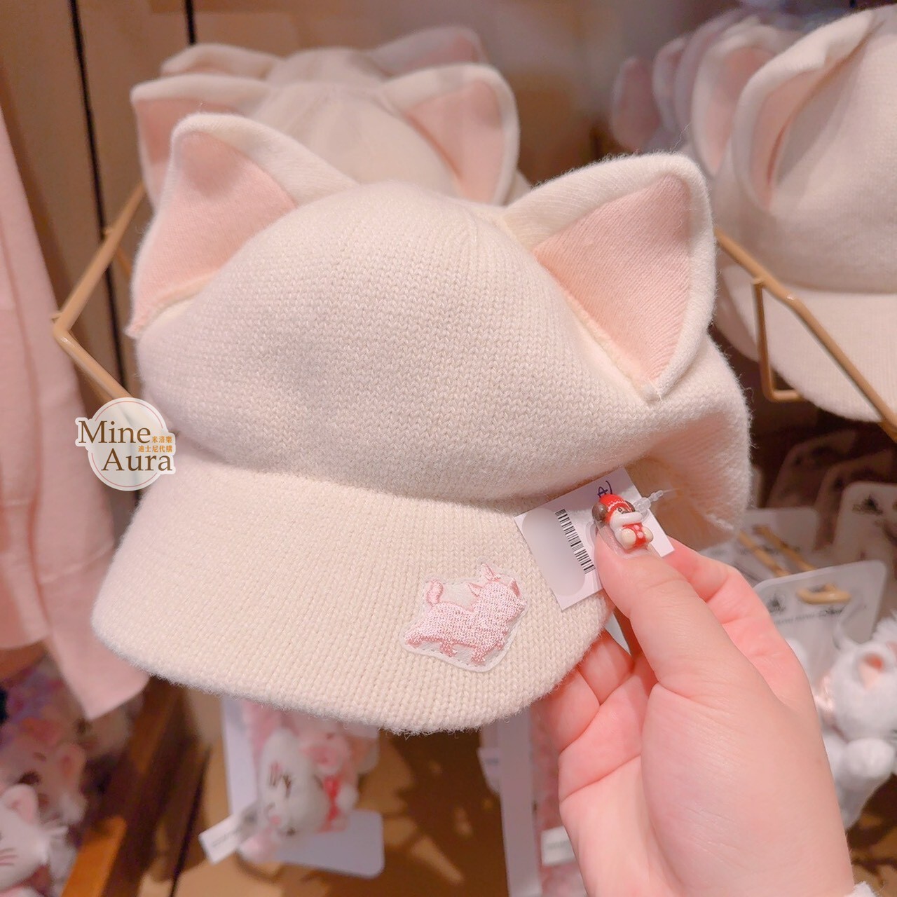 瑪莉貓 Marie 立體耳朵 造型 棒球帽 帽子 貓兒歷險記 The Aristocats -香港迪士尼樂園