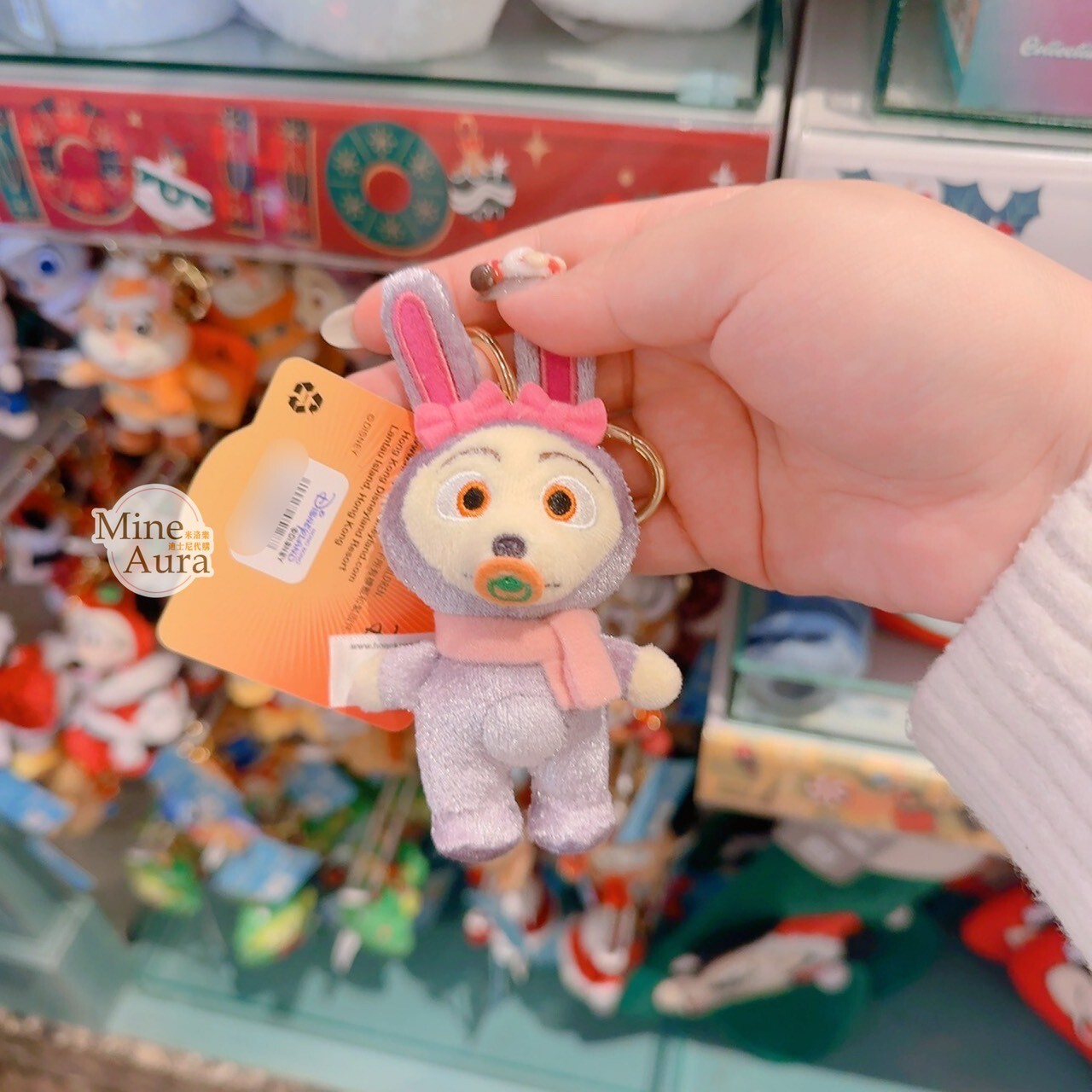 聖誕節系列 飛仔 Finnick 兔子裝 絨毛 鑰匙圈 吊飾 動物方城市 Zootopia -香港迪士尼樂園