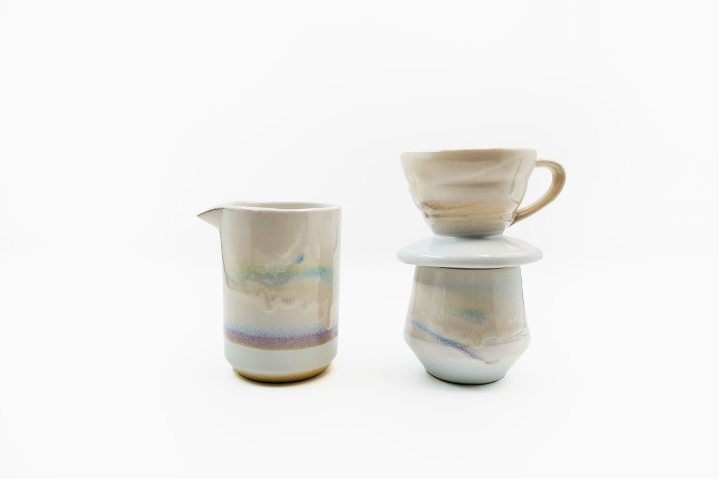 CONE NO.9 ｜手沖咖啡套組-粉紫漸層