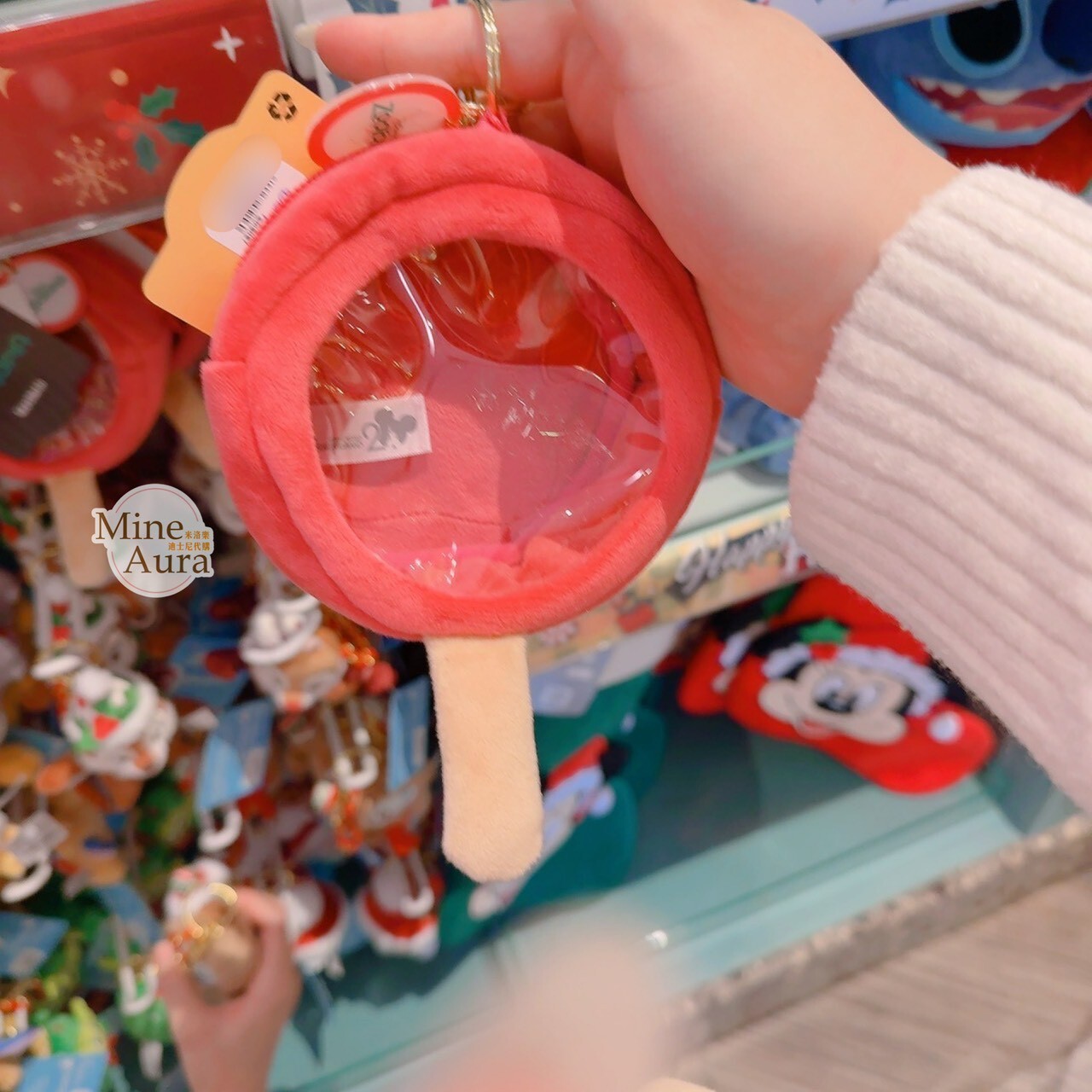 動物方城市 Zootopia 冰棒 造型 展示 透明設計 鑰匙圈 吊飾 -香港迪士尼樂園