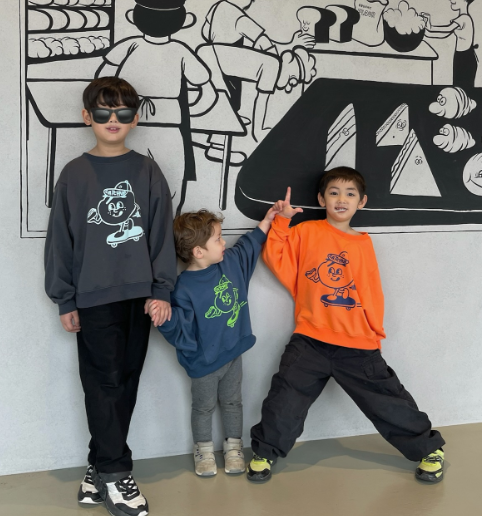 日本 Catchup 番茄君滑板 春款薄手長袖棉T (共2色，110-140) 0571043