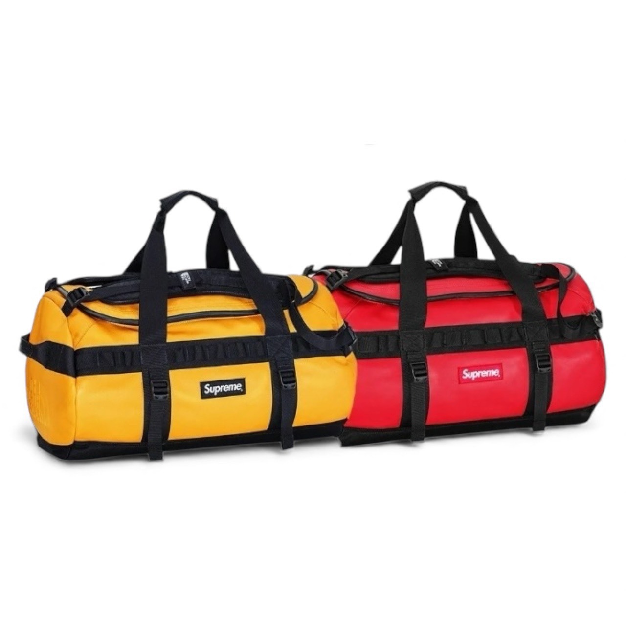 Supreme The North Face Leather Base Camp Duffel - FW17