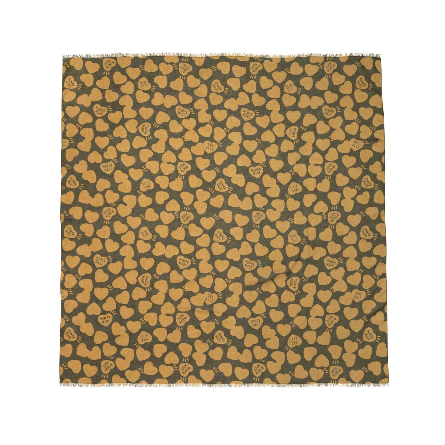 2025AW HUMAN MADE HEART STOLE 愛心 披肩 圍巾 方巾 桌巾 現貨 HM30GD058