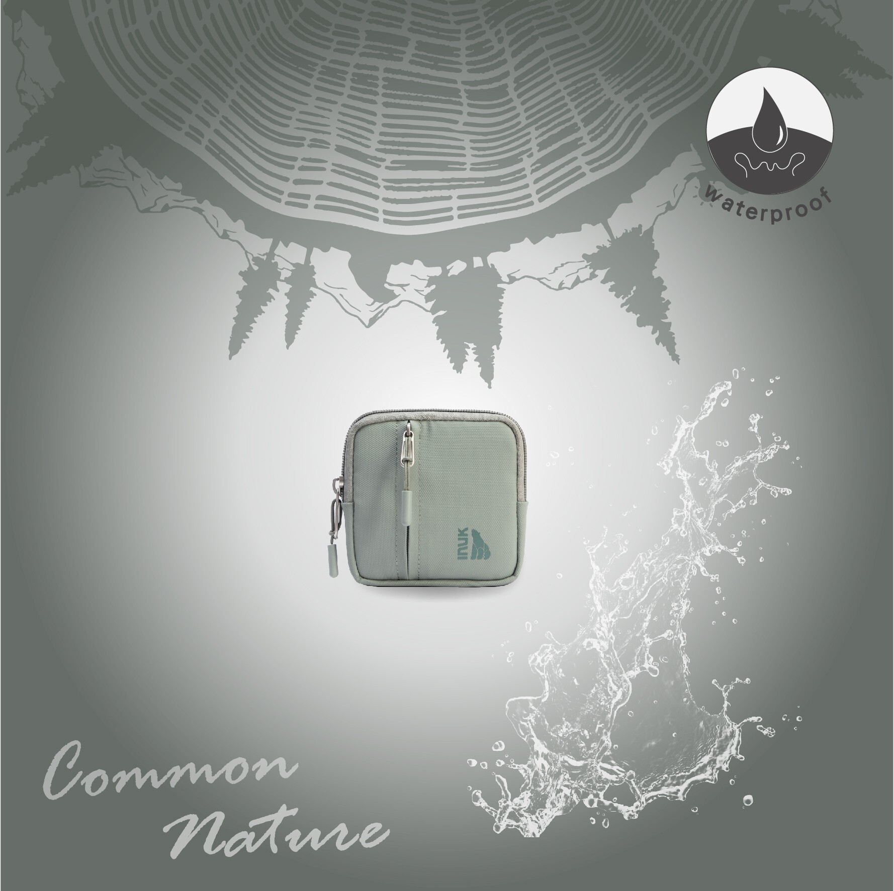 全境防水 口袋零錢包 | Water_Shed Coin Purse 龍井綠