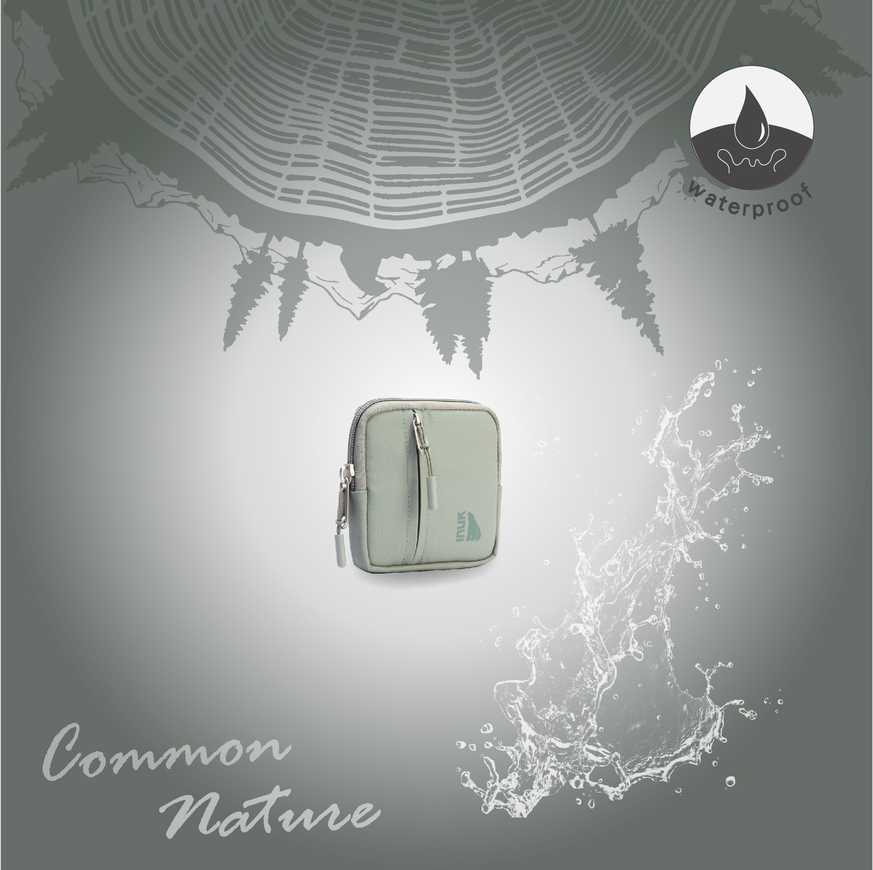 全境防水 口袋零錢包 | Water_Shed Coin Purse 龍井綠