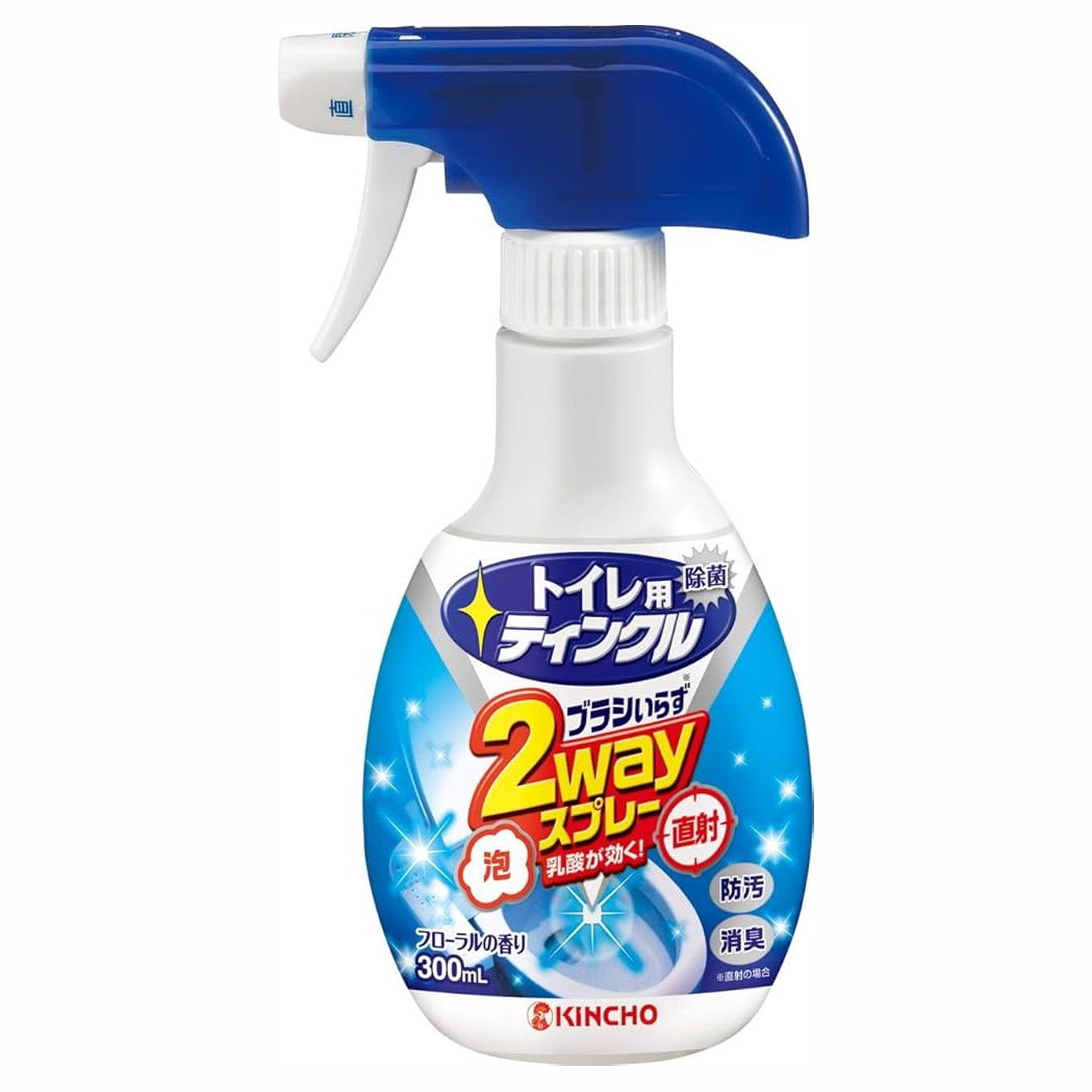 日本 KINCHO 金鳥 2WAY噴頭 強力馬桶消臭除菌噴劑 300ml