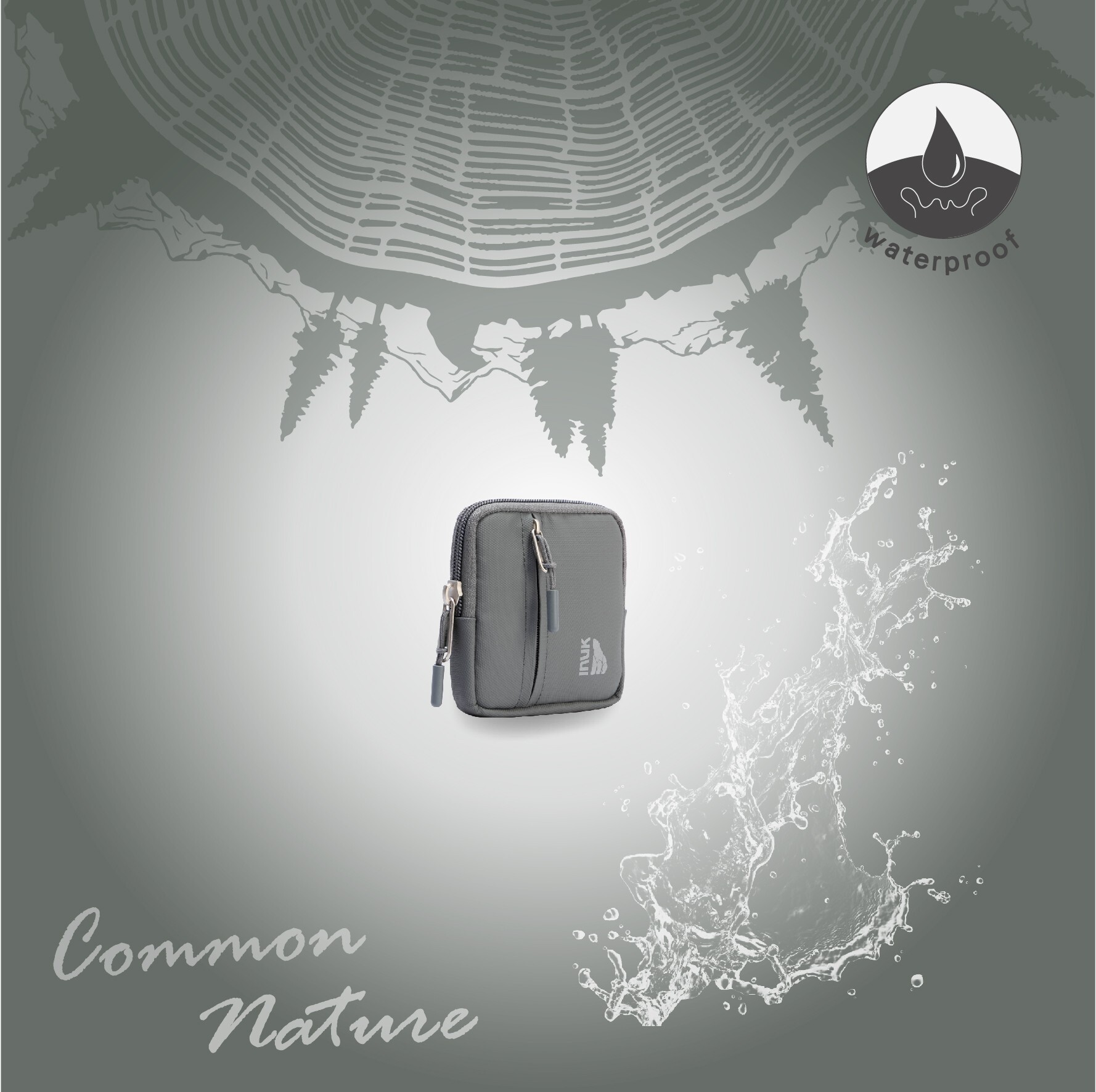 全境防水 口袋零錢包 | Water_Shed Coin Purse 碳素灰