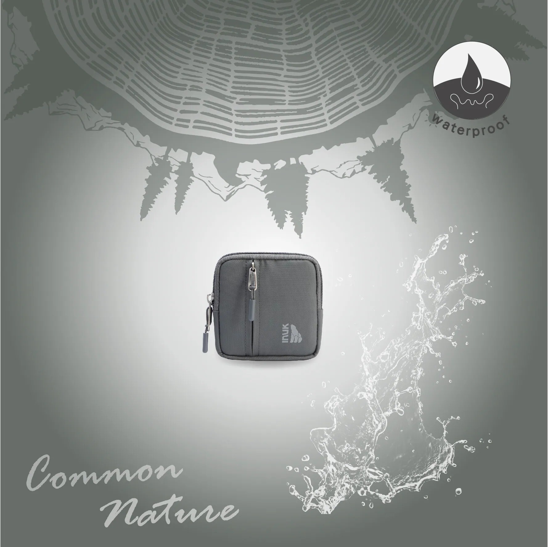 全境防水 口袋零錢包 | Water_Shed Coin Purse 碳素灰