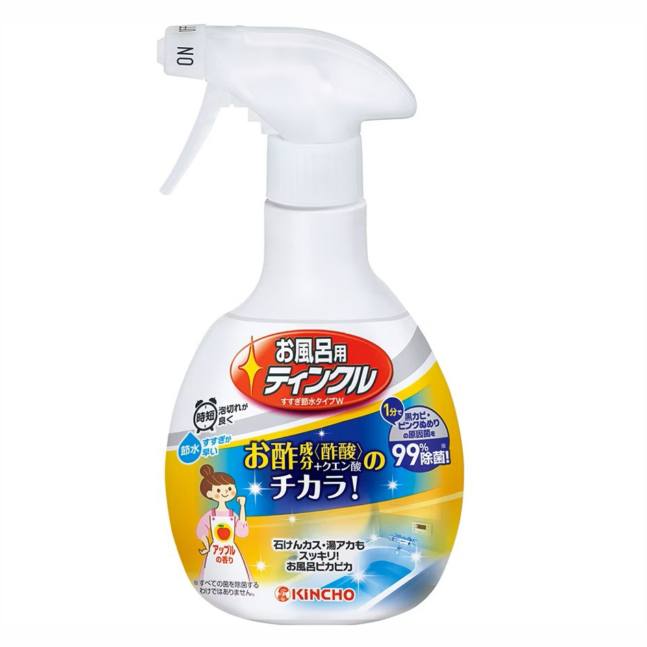 日本 KINCHO 金鳥 浴室強力除霉泡沫噴霧清潔劑 400ml