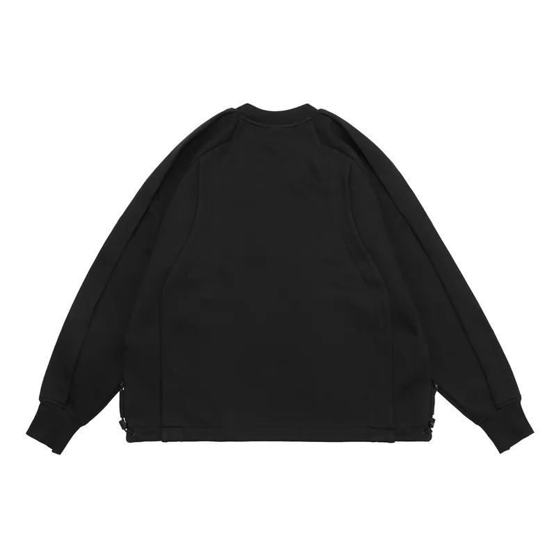 2025AW oqLiq Pitcher Sweater 短寬 機能 多口袋 大學T 現貨 25AT02