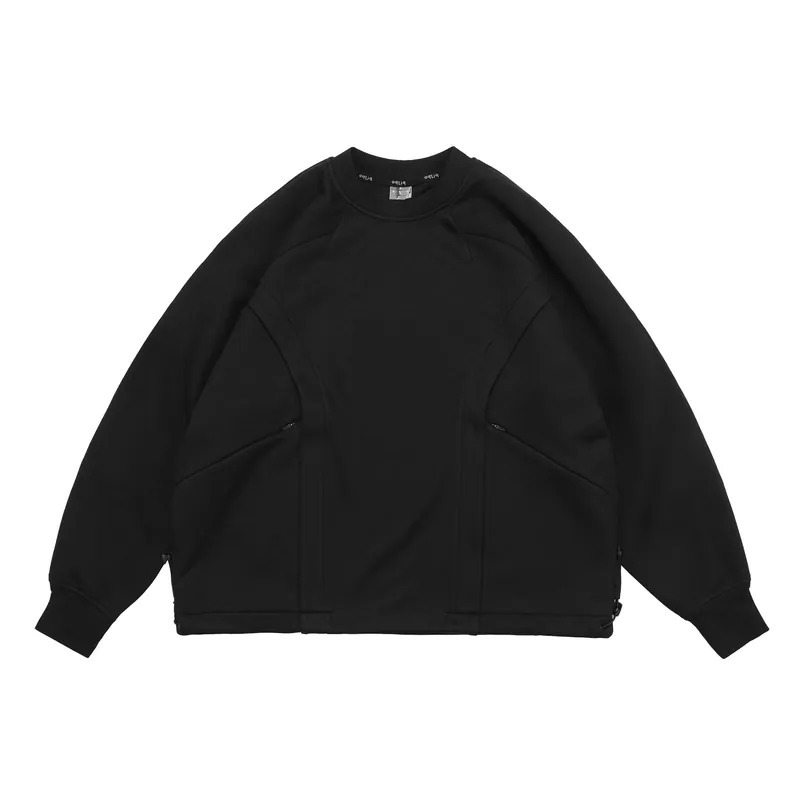 2025AW oqLiq Pitcher Sweater 短寬 機能 多口袋 大學T 現貨 25AT02