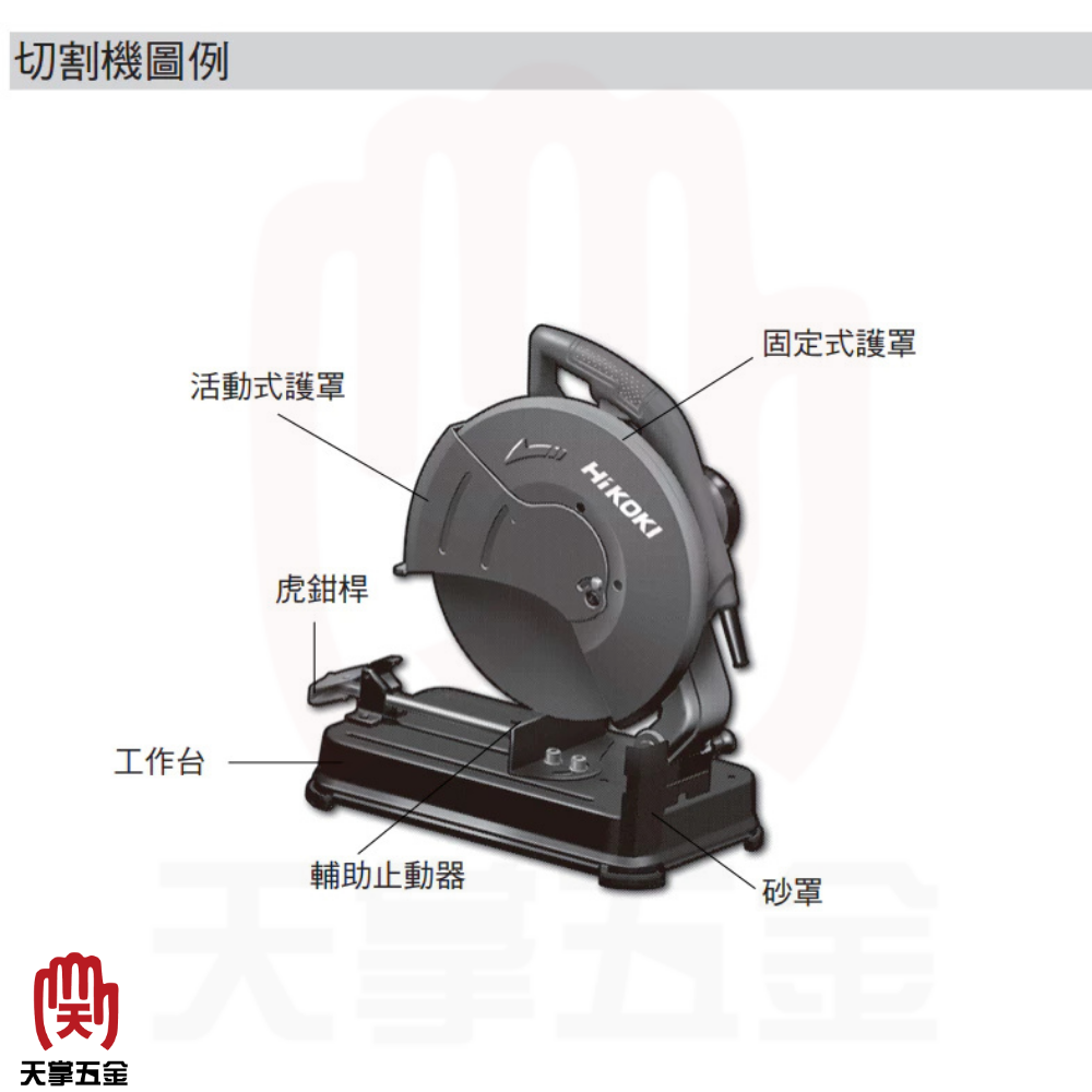HiKOKI切斷砂輪機 14" CC14STA
