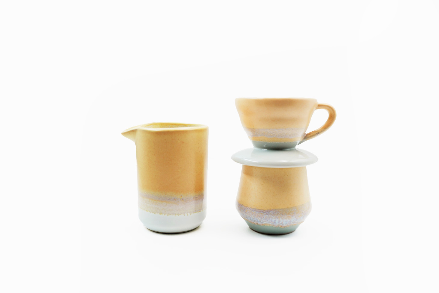 CONE NO.9 ｜手沖咖啡套組-黃漸層