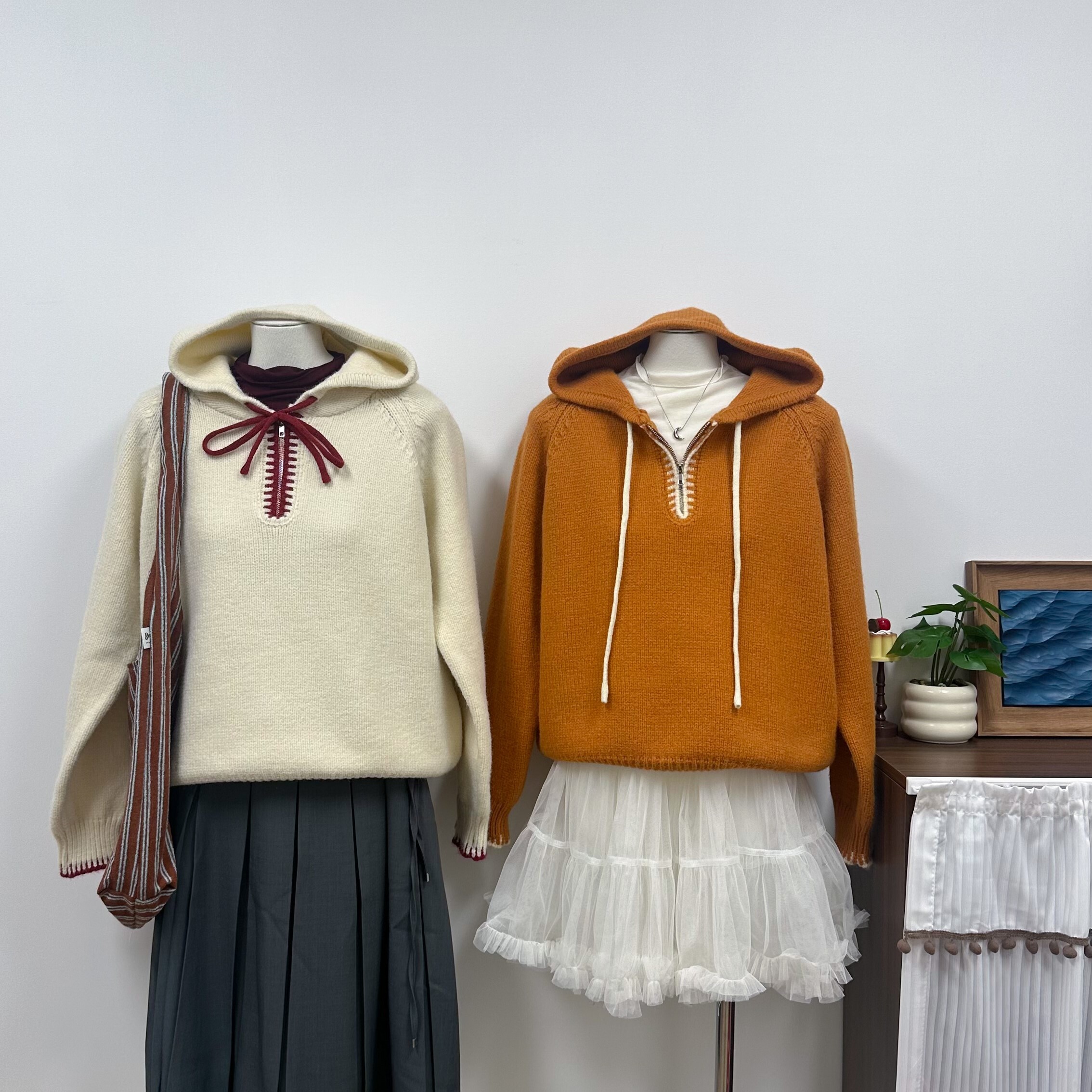 高領軟綿綿長袖內搭(四色入)