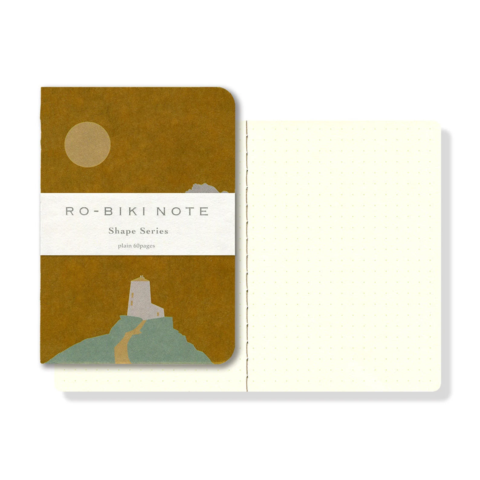 RO-BIKI NOTE 蠟紙封面筆記本 | 燈塔 | B7尺寸 / 山本紙業 / 日本