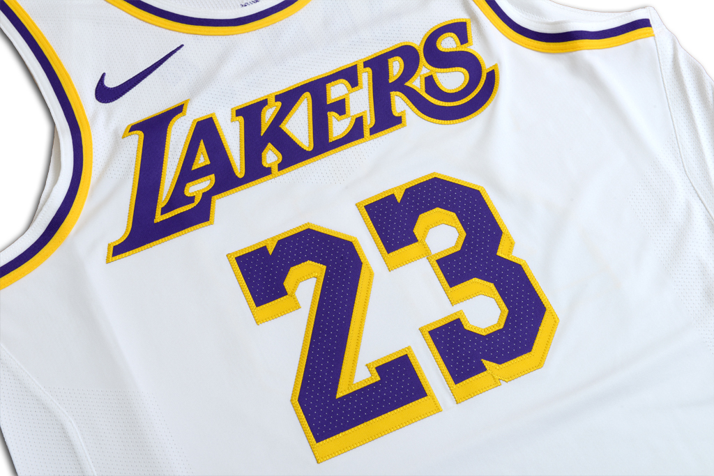 Nike 洛杉磯湖人隊 LeBron James 聯盟版 球員版 球衣