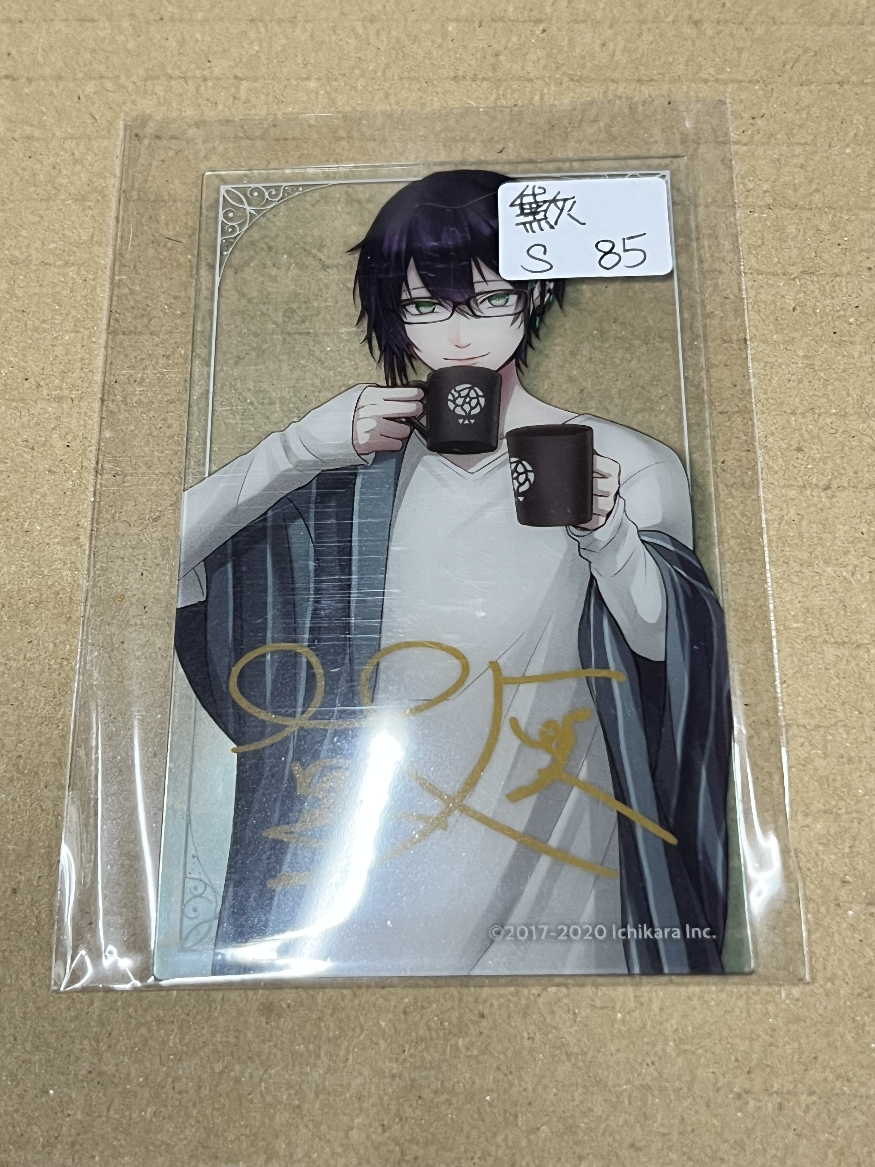 彩虹社 黛灰 S 膠卡  #344