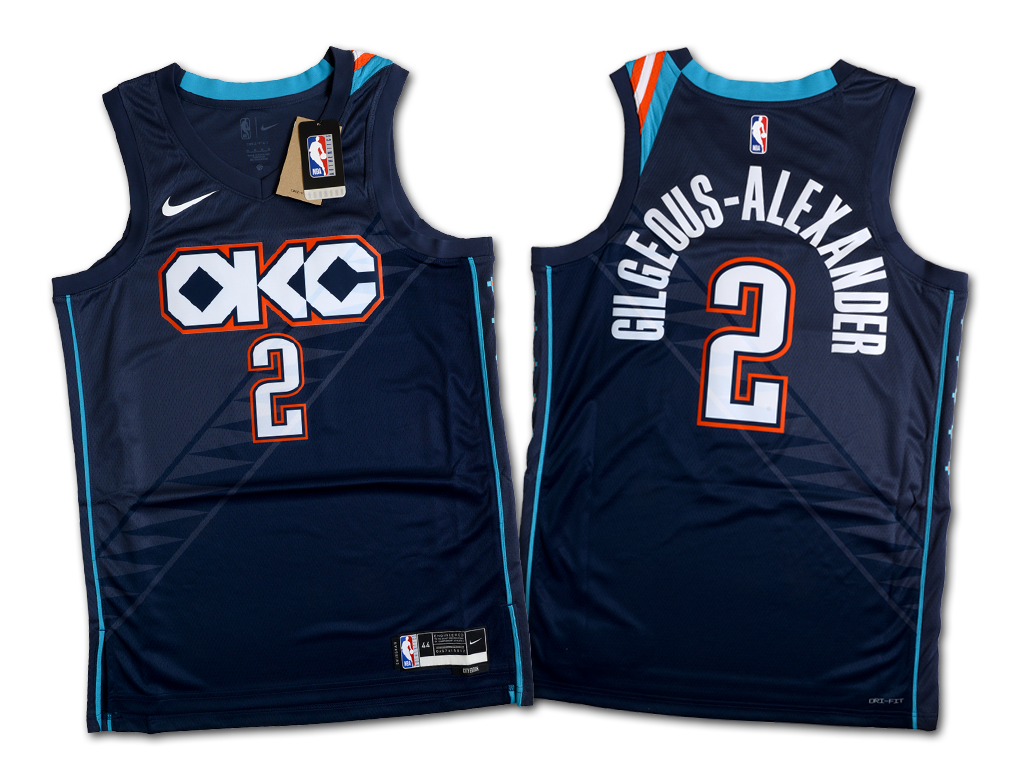 Nike 奧克拉荷馬雷霆隊 Shai Gilgeous-Alexander 城市版 Swingman 球衣