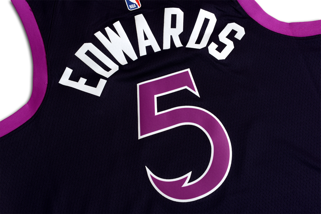 purple timberwolves jersey