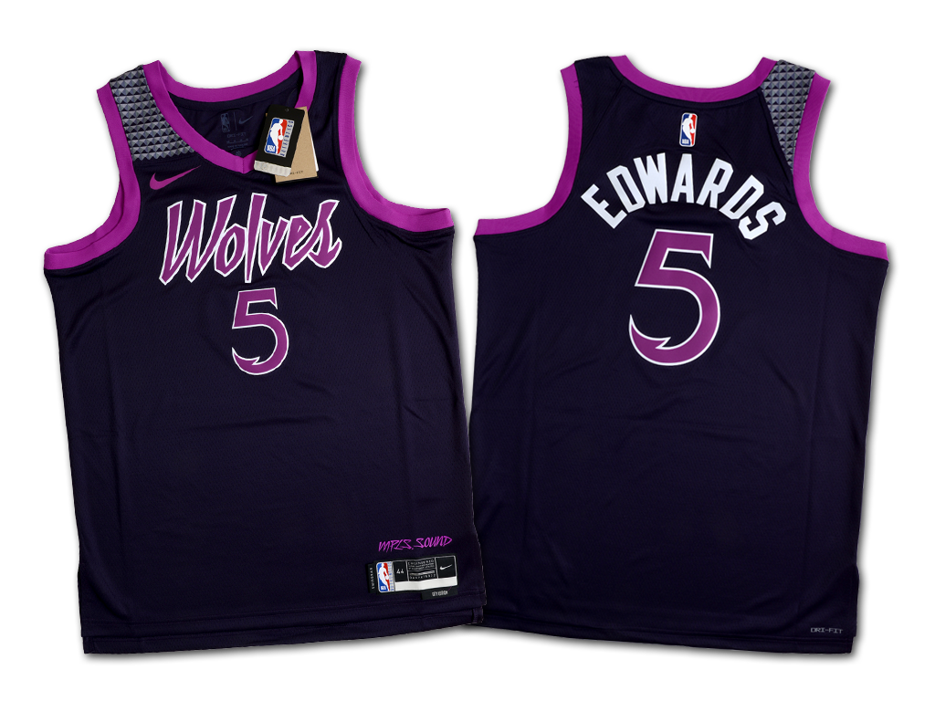Nike 明尼蘇達灰狼隊 Anthony Edwards 城市版 Swingman 球衣
