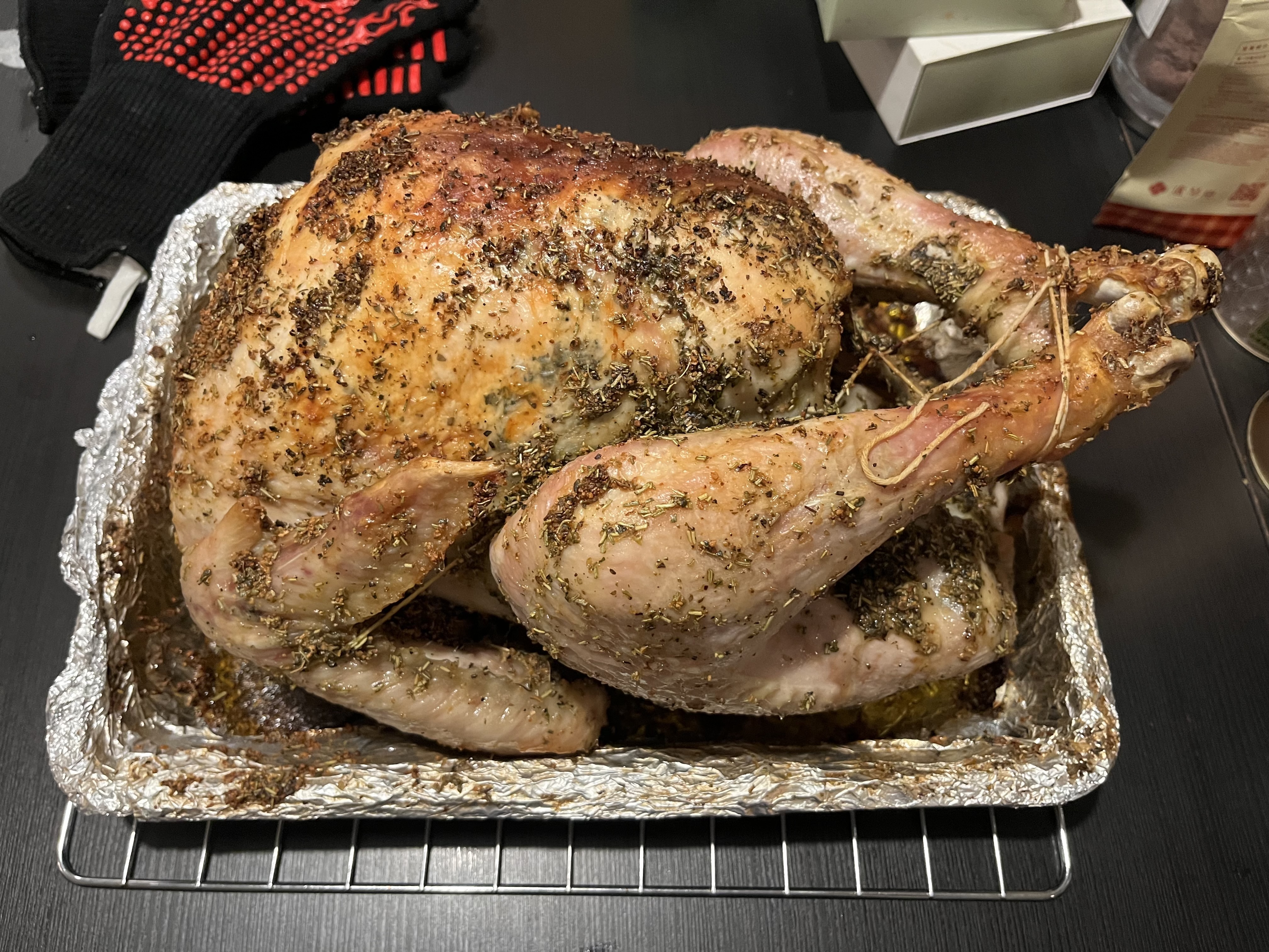 客戶烤火雞好評分享_趕食髦新鮮台灣火雞