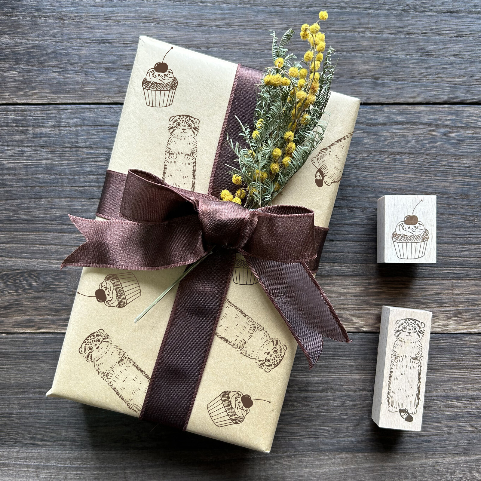 貓咪 木製印章 8款｜日本 ARTE