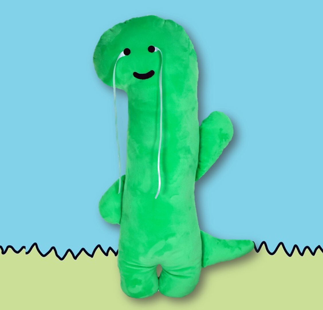 JOGUMAN STUDIO - 療癒系恐龍|長條抱枕 |娃娃公仔攬枕 (大)